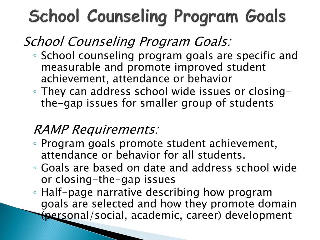 PPT Recognized American School Counselors Association Model Program