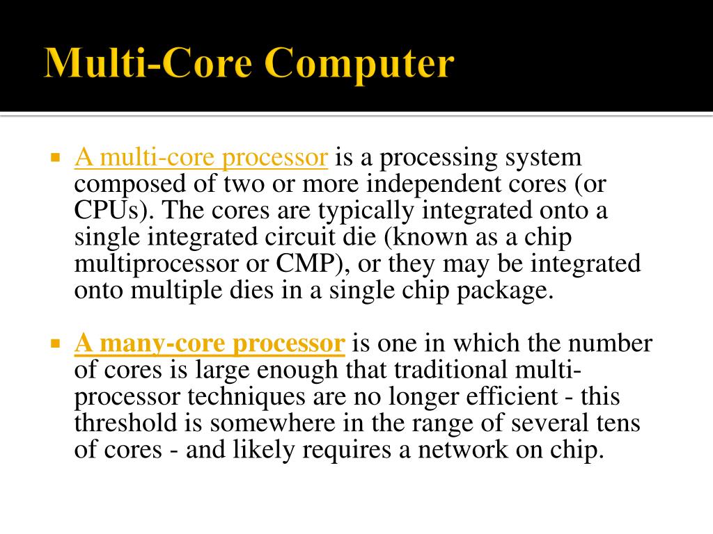 PPT MultiCore Computing PowerPoint Presentation, free download ID