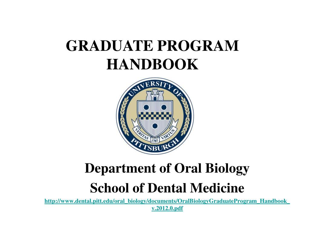 PPT Department of Oral Biology New Graduate Student Orientation