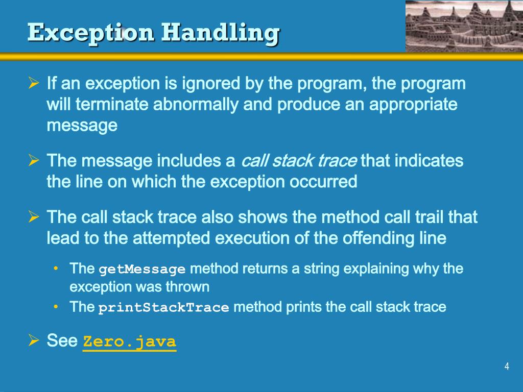 PPT Input/Ouput and Exception Handling PowerPoint Presentation, free