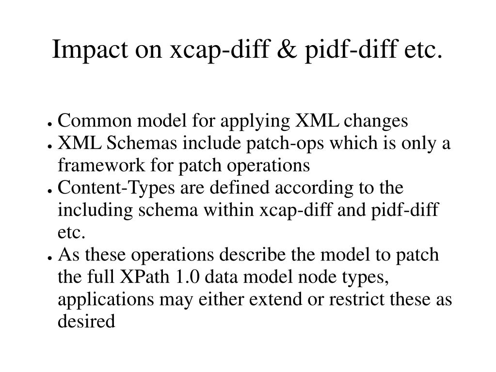 PPT XML Patch Operations based on XPath selectors PowerPoint
