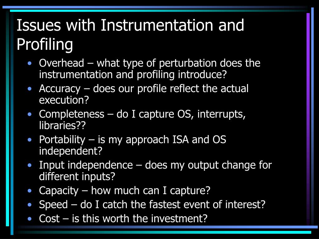 PPT Instrumentation and Profiling PowerPoint Presentation, free