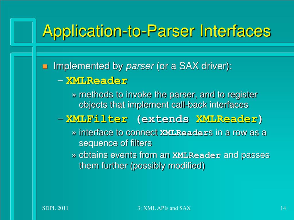 PPT 3. XML Processor APIs PowerPoint Presentation, free download ID