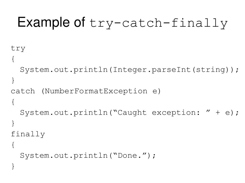 PPT Exceptions PowerPoint Presentation, free download ID3961223