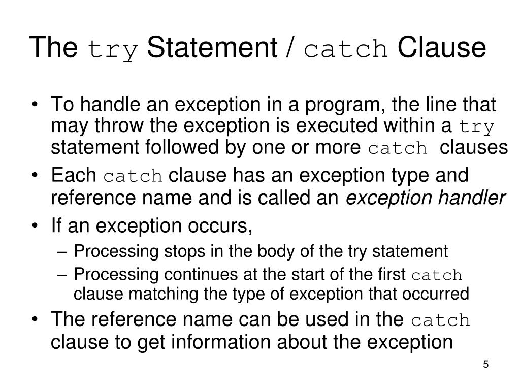 PPT Exceptions PowerPoint Presentation, free download ID3961223