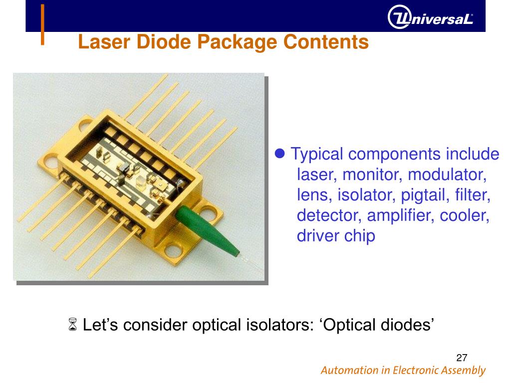 PPT Optoelectronics Packaging Research 2001 PowerPoint Presentation
