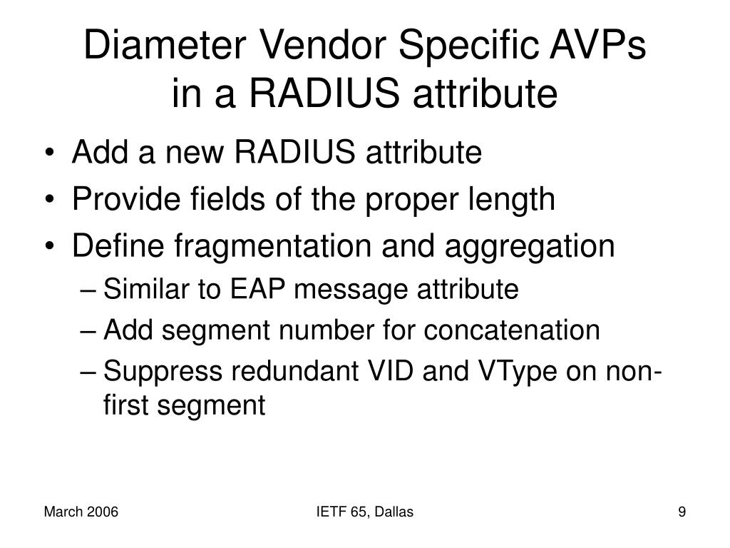 PPT Diameter NASreq (RFC 4005) and RADIUS Compatibility PowerPoint