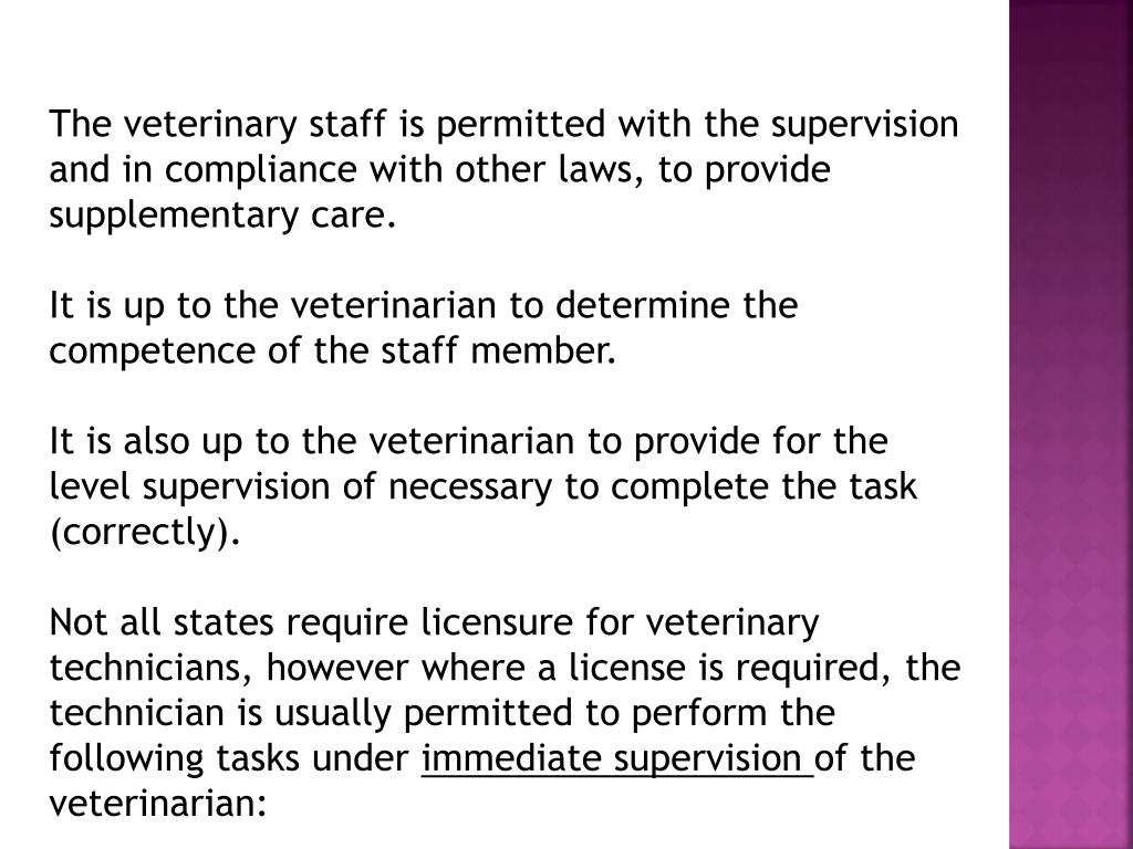 PPT Laws Governing Veterinary Medicine PowerPoint Presentation, free