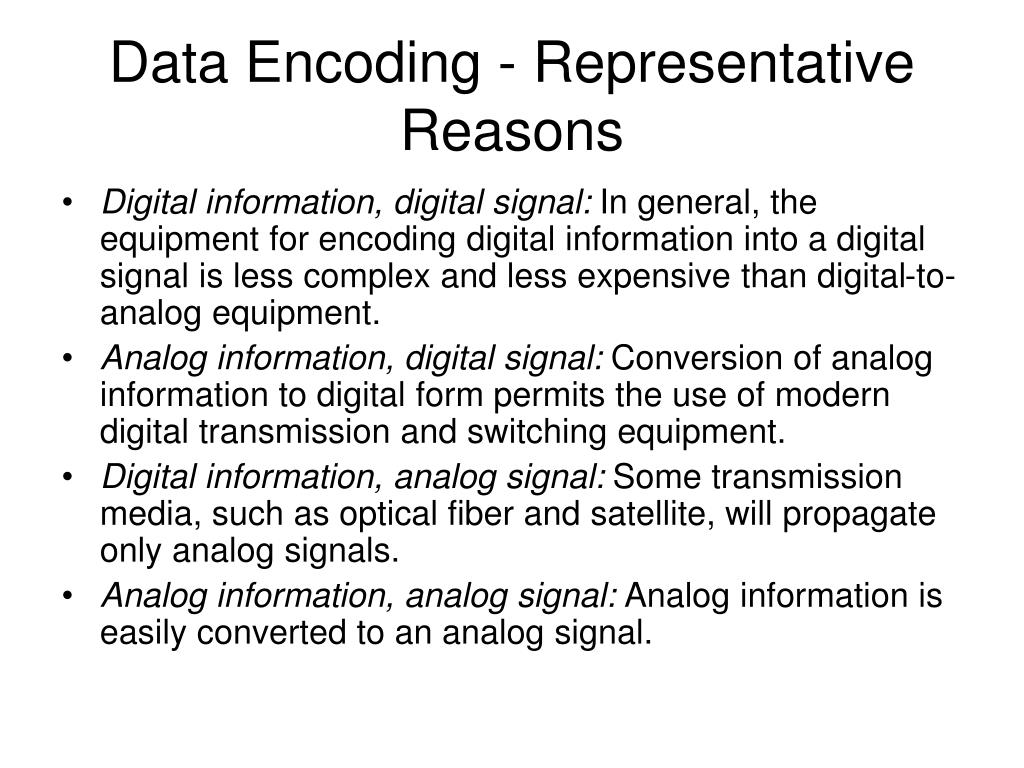 PPT DATA ENCODING PowerPoint Presentation, free download ID3965092