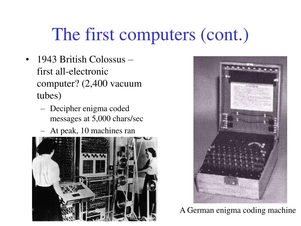 PPT Introduction to the History of Computing PowerPoint Presentation