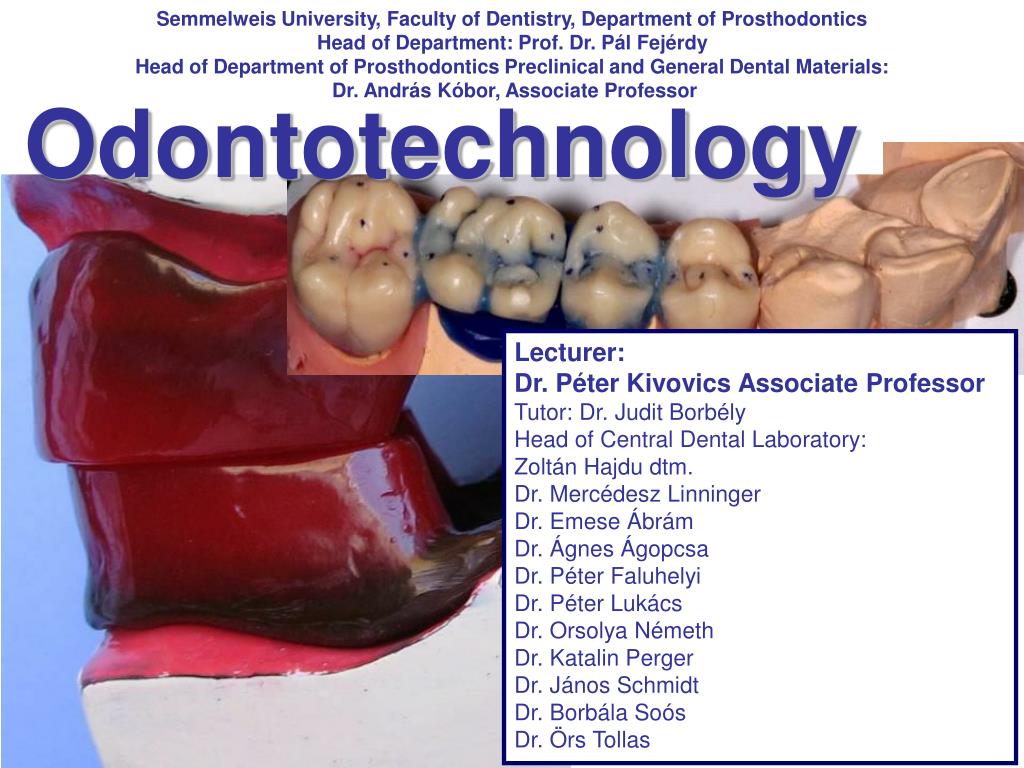 PPT Odontotechnology PowerPoint Presentation, free download ID3966263