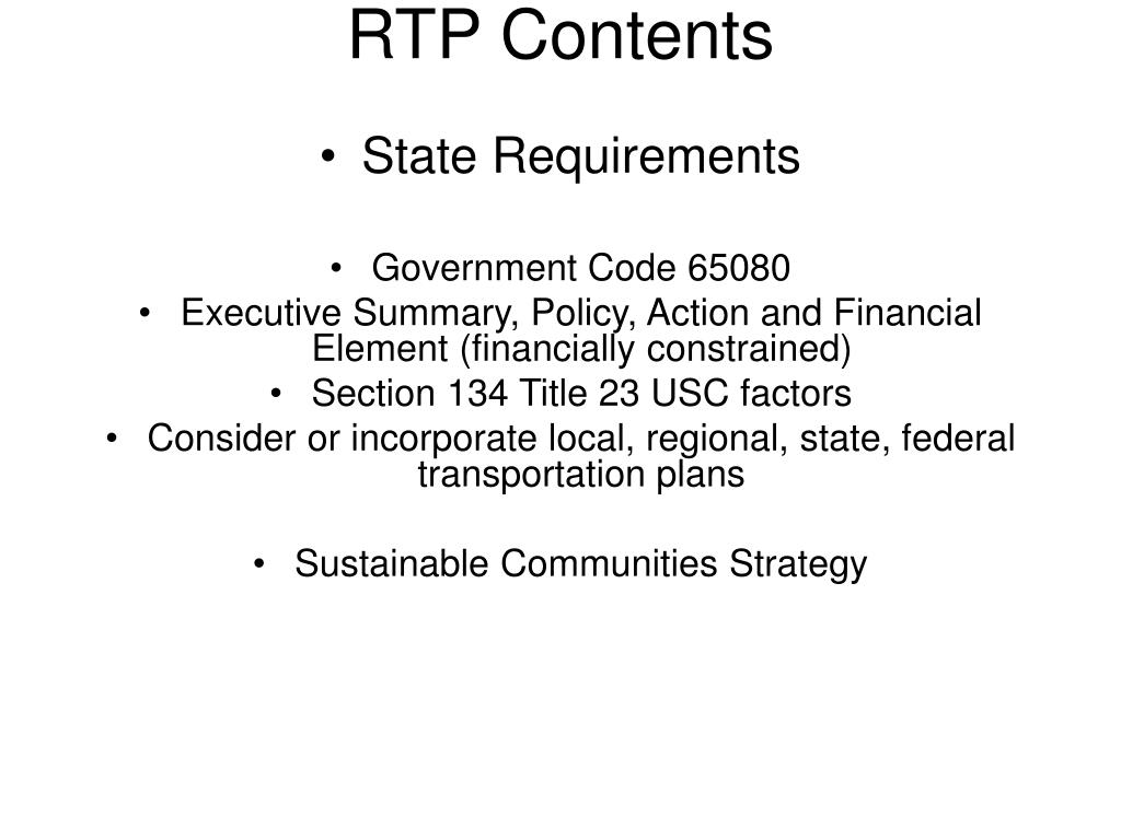 PPT Regional Transportation Plans PowerPoint Presentation, free