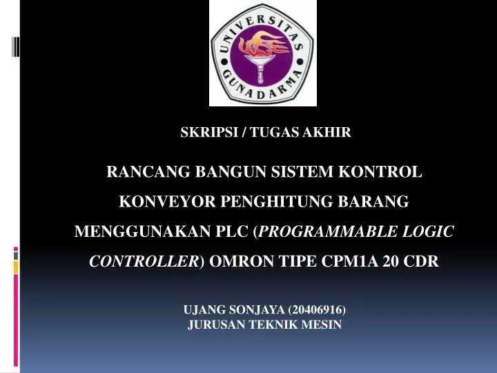 Ppt - Skripsi / Tugas Akhir Powerpoint Presentation, Free Download - Id:3969124