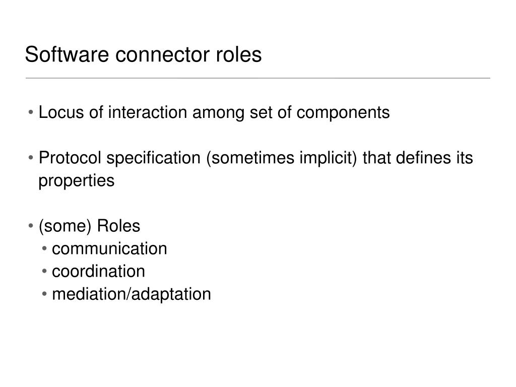 PPT Componentbased design and connector synthesis (Lecture 1