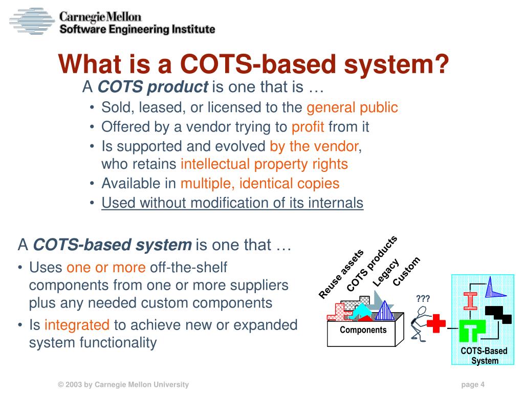 PPT Process Principles for COTSBased Systems PowerPoint Presentation ID3970663