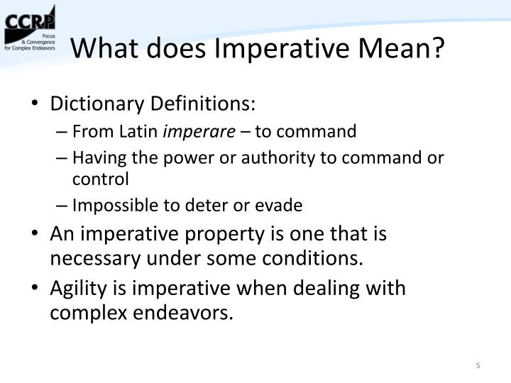 PPT Thoughts on The Agility Imperative PowerPoint Presentation ID