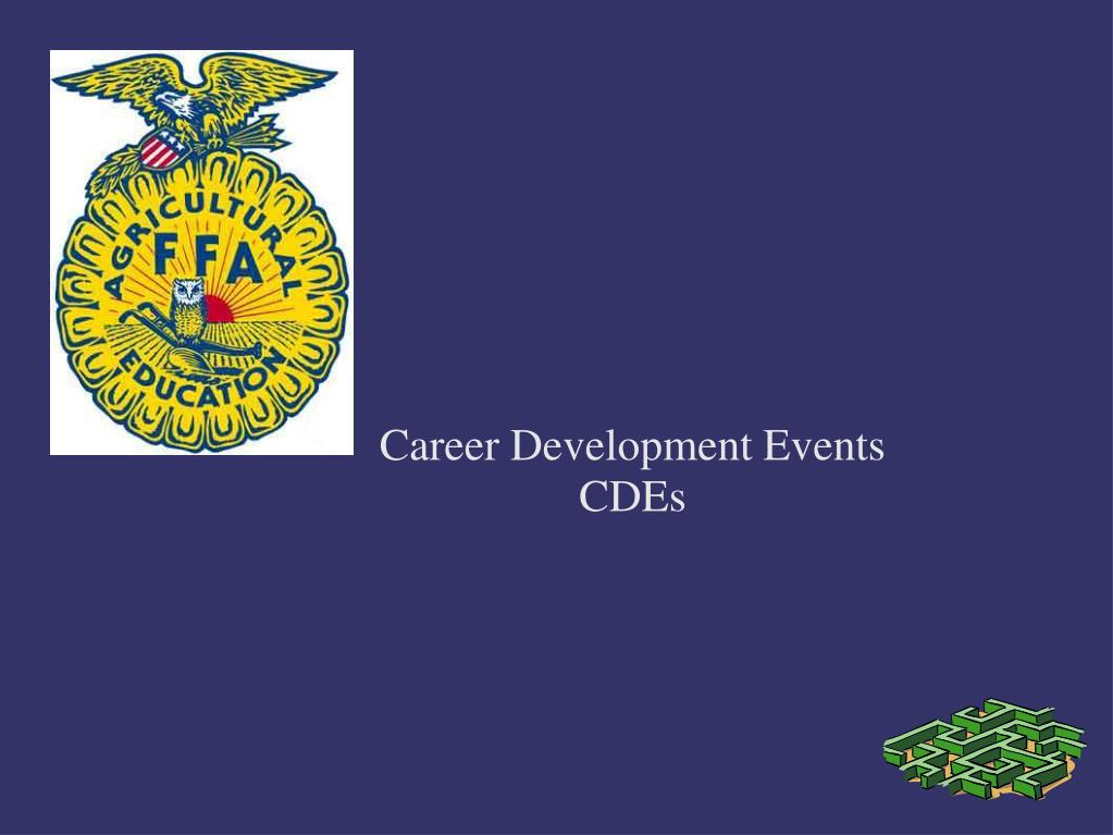 PPT Career Development Events CDEs PowerPoint Presentation, free