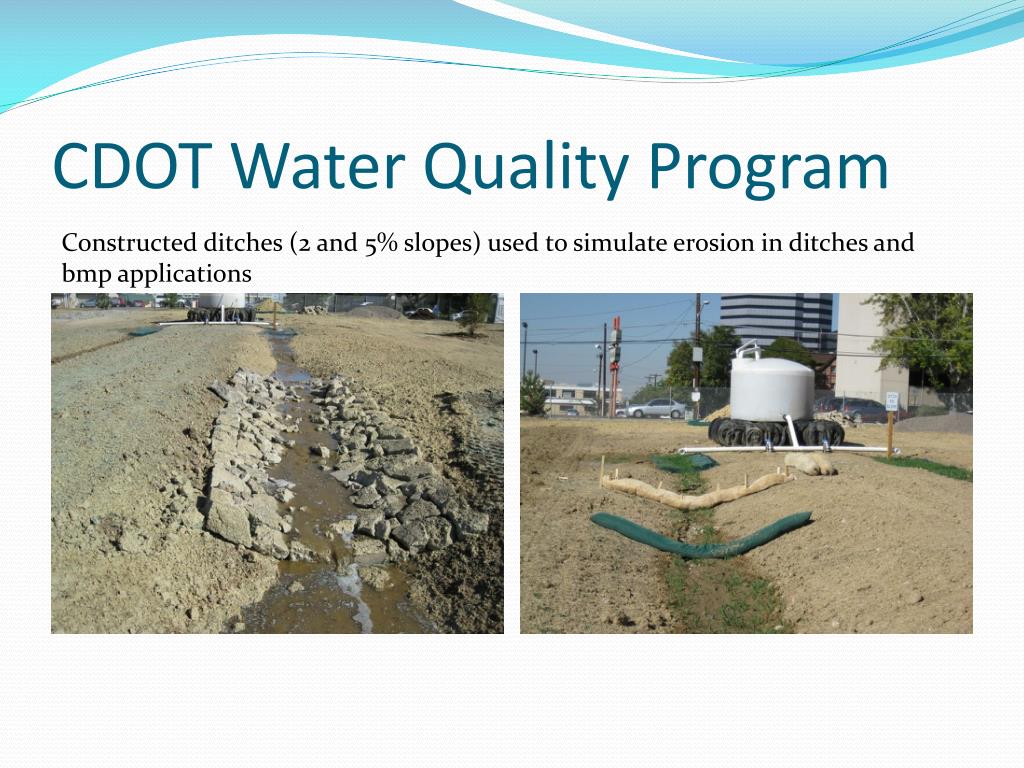 PPT CDOT WATER QUALITY PROGRAM PowerPoint Presentation, free download