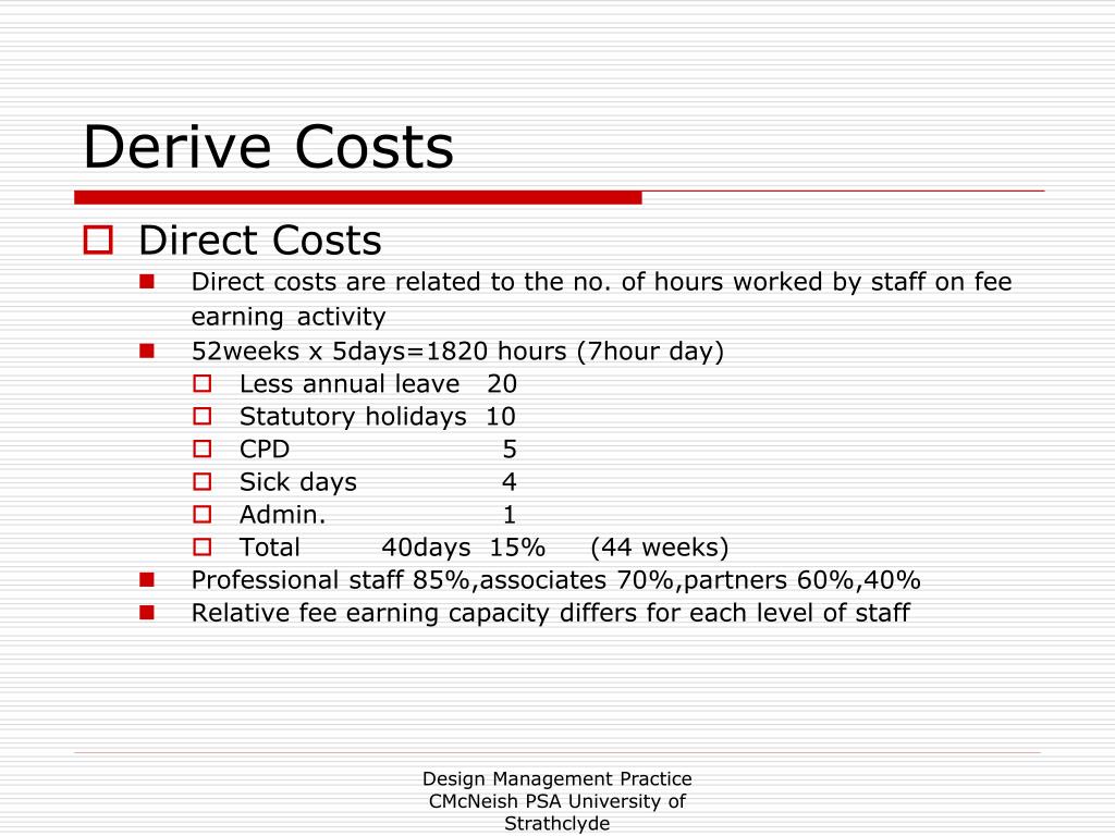 PPT Fee Calculation from first principles PowerPoint Presentation