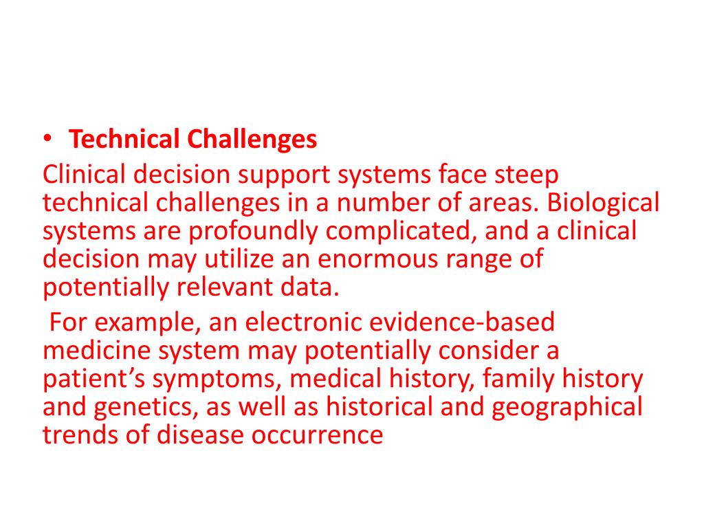 PPT Clinical decision support system (CDSS) PowerPoint Presentation