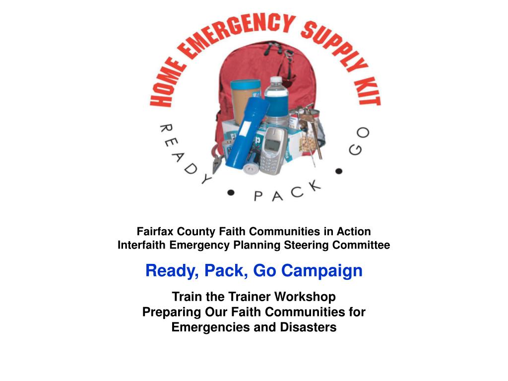 PPT Fairfax County Faith Communities in Action Interfaith Emergency