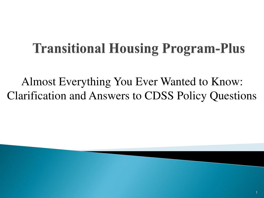PPT Transitional Housing ProgramPlus PowerPoint Presentation, free