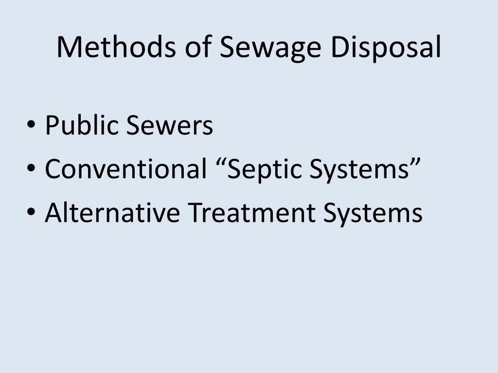 PPT Decentralized Sewage System (DSS) Management PowerPoint