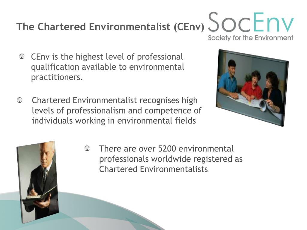 PPT a Chartered Environmentalist PowerPoint Presentation, free