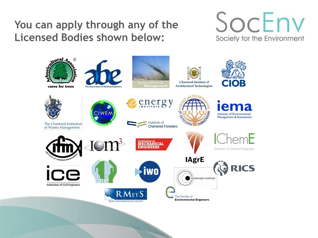 PPT a Chartered Environmentalist PowerPoint Presentation, free