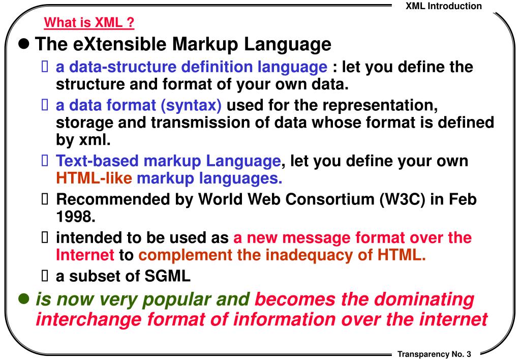 PPT Introduction to XML PowerPoint Presentation, free download ID