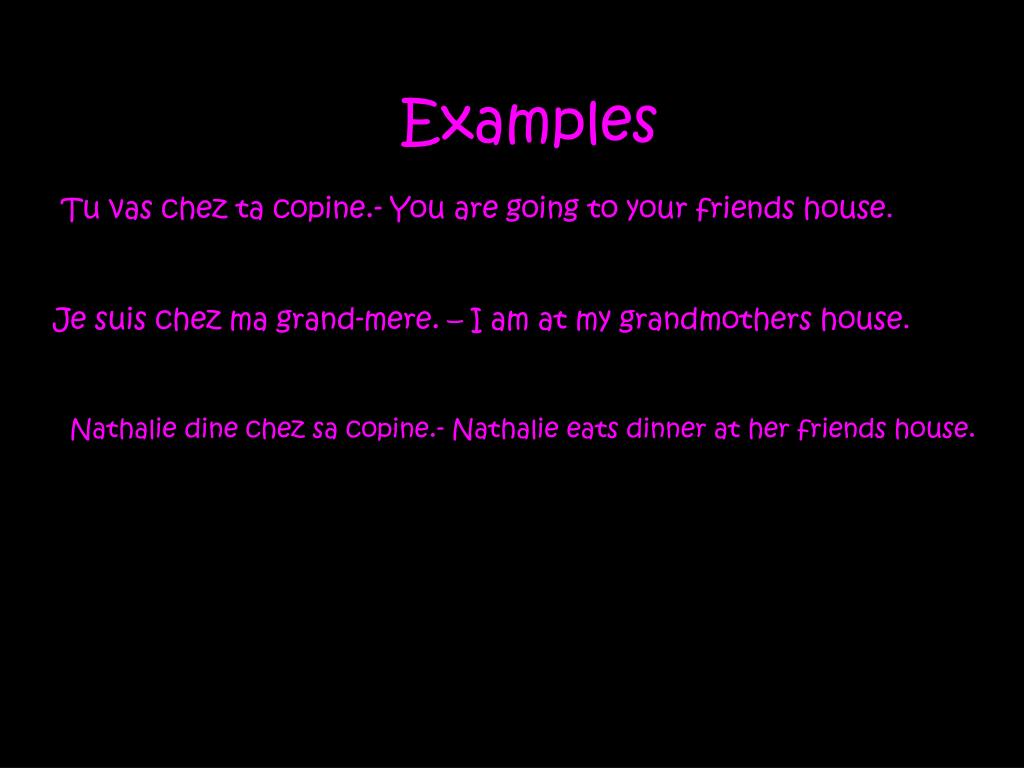 PPT La preposition chez PowerPoint Presentation, free download ID