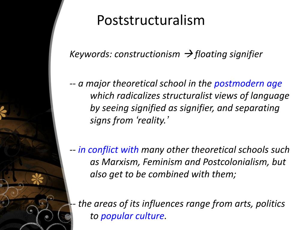 Poststructuralism And Historical Materialism at Bernadette Pifer blog