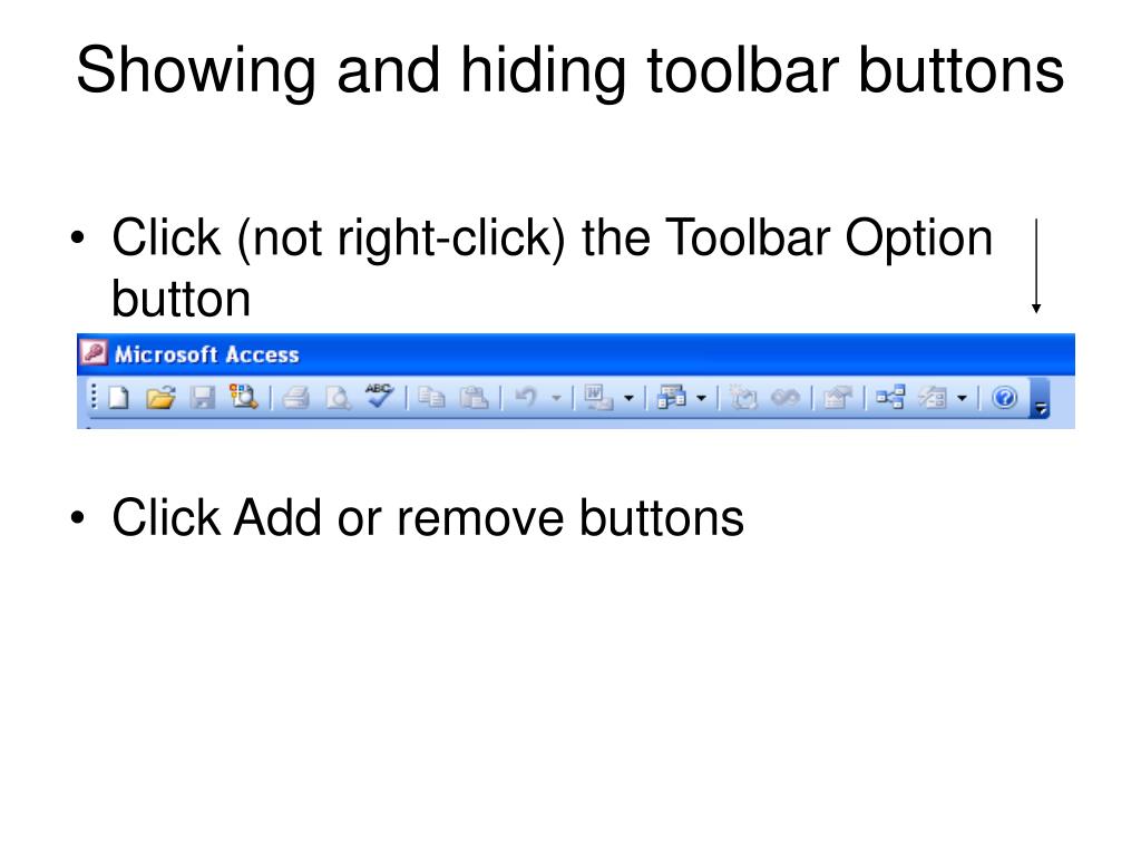 PPT Customizing Menus and Toolbars PowerPoint Presentation, free