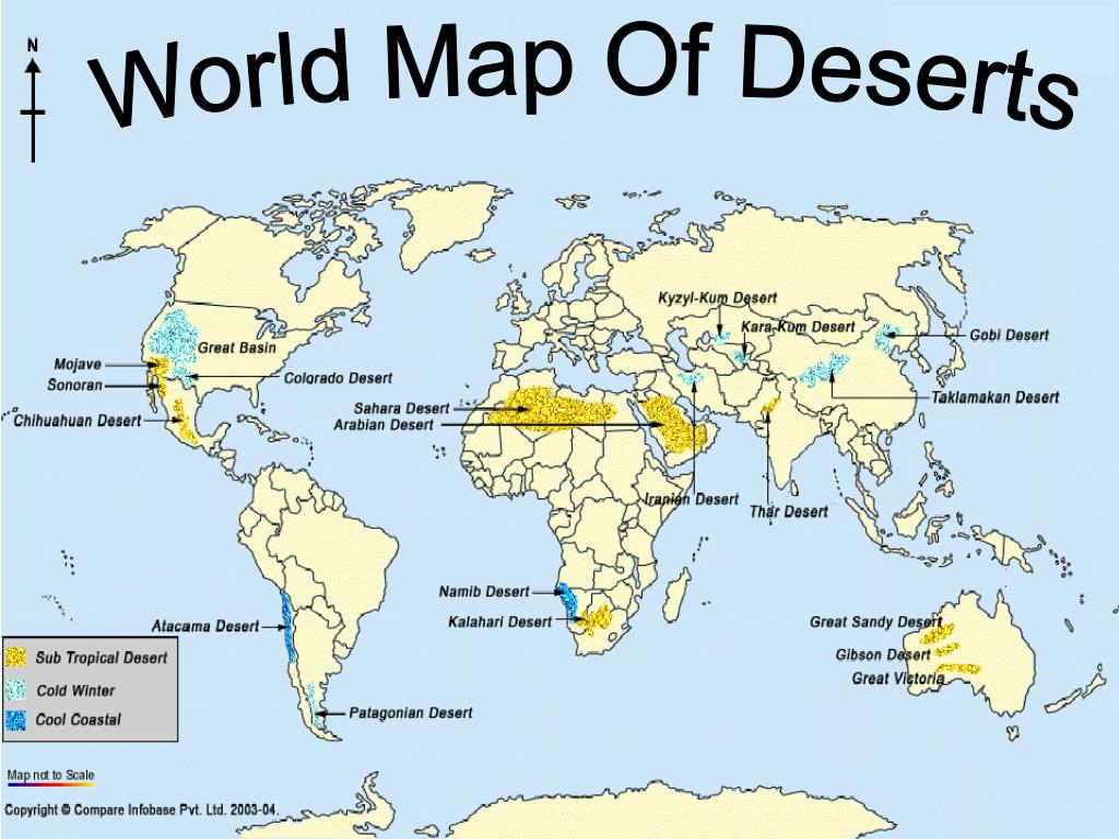 Colorado Desert In World Map Ppt - Expanding Desert And Drought Powerpoint Presentation, Free Download - Id:3984900