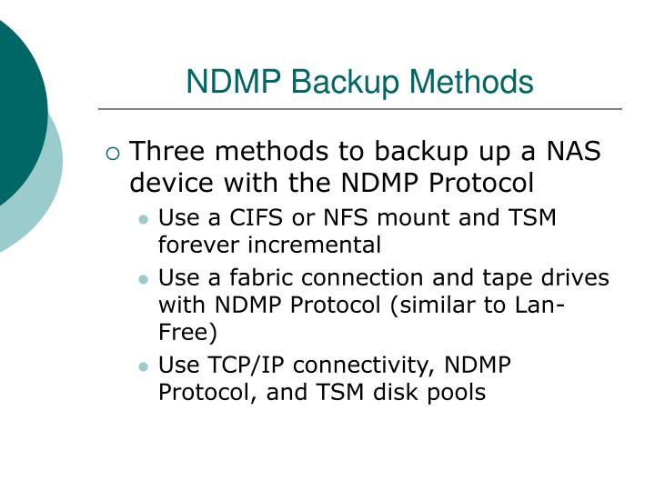 PPT Tivoli Storage Manager NDMP Backup Setup PowerPoint Presentation