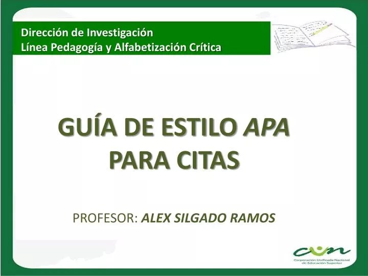 PPT DirecciÃ³n de InvestigaciÃ³n LÃ­nea PedagogÃ­a y
