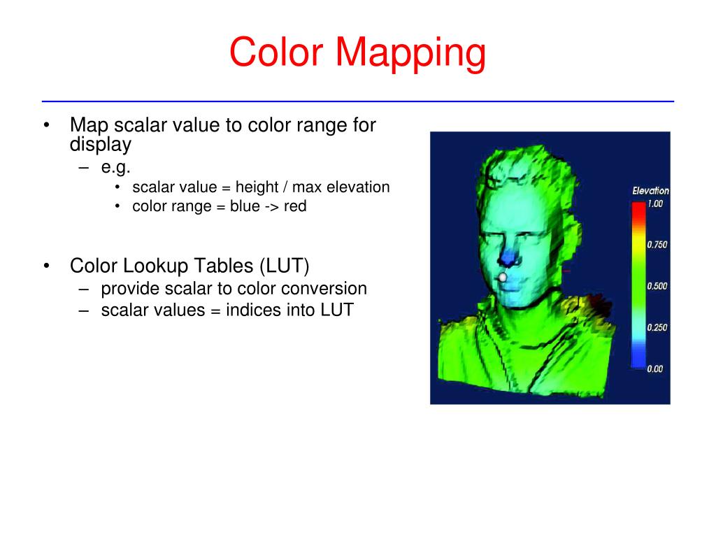 PPT VTK Fundamental Algorithms, Scalar ???????? Color Mapping PowerPoint