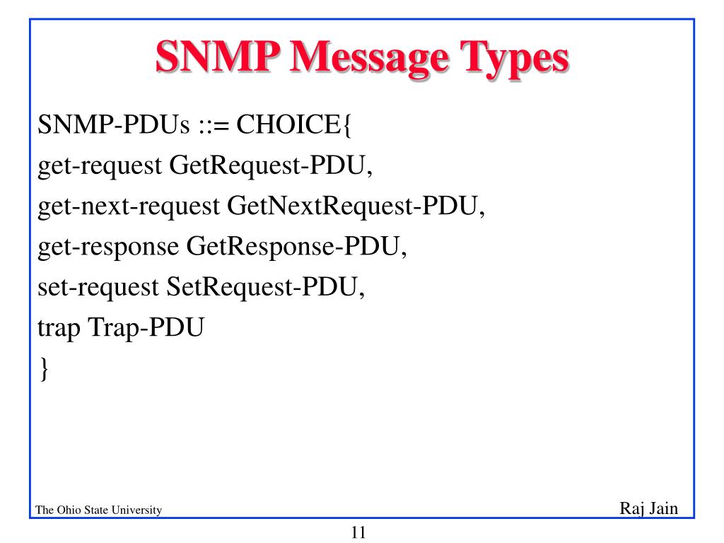 PPT Network Management (SNMP) PowerPoint Presentation, free download