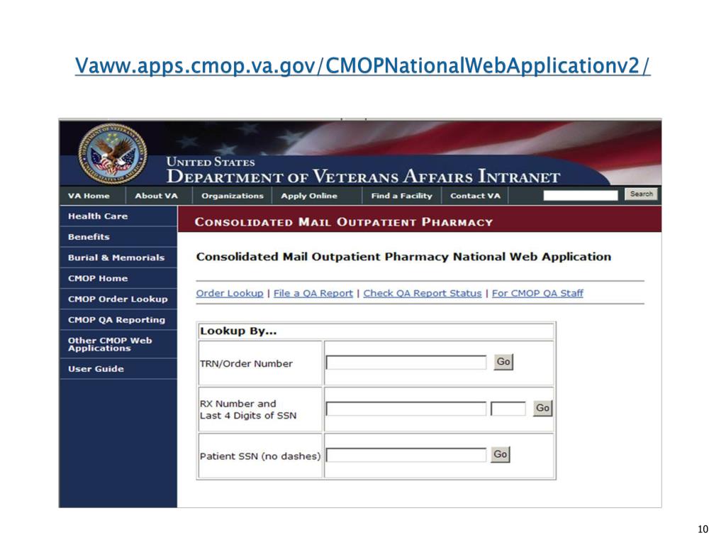 PPT Department of Veterans Affairs PBM Drug Accountability Conference