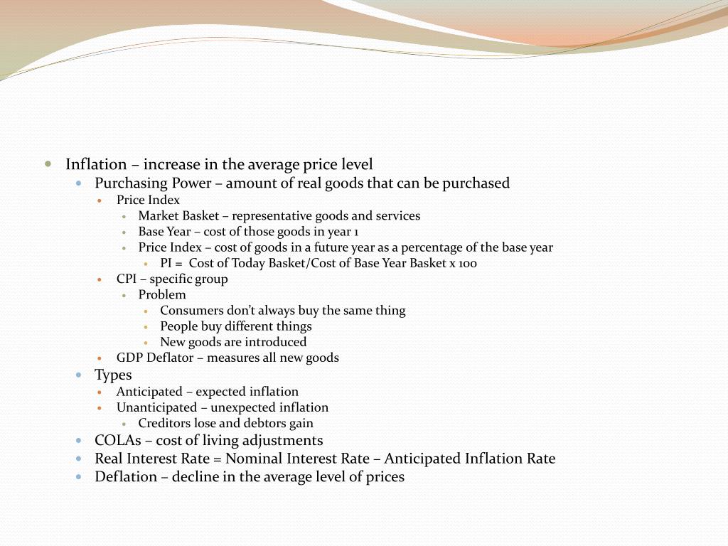 PPT Chapter 11 GDP, Unemployment, Inflation and Business Cycles