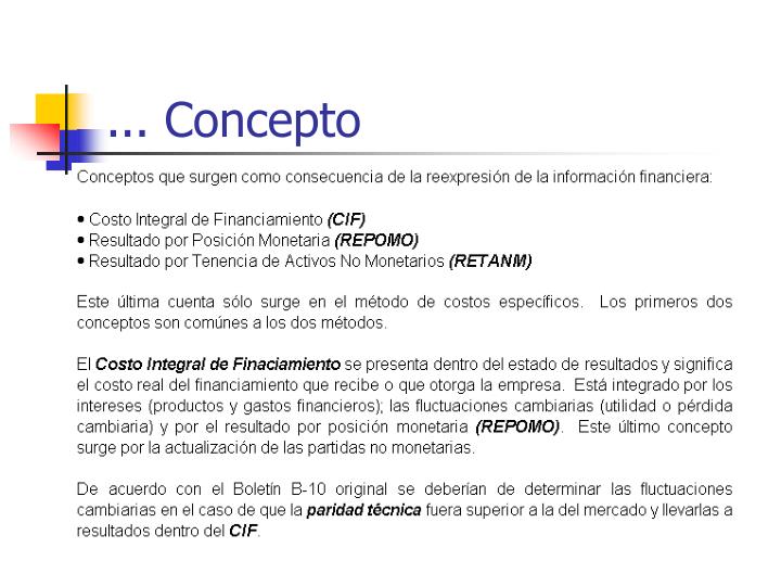 PPT REEXPRESIÓN DE ESTADOS FINANCIEROS PowerPoint Presentation ID