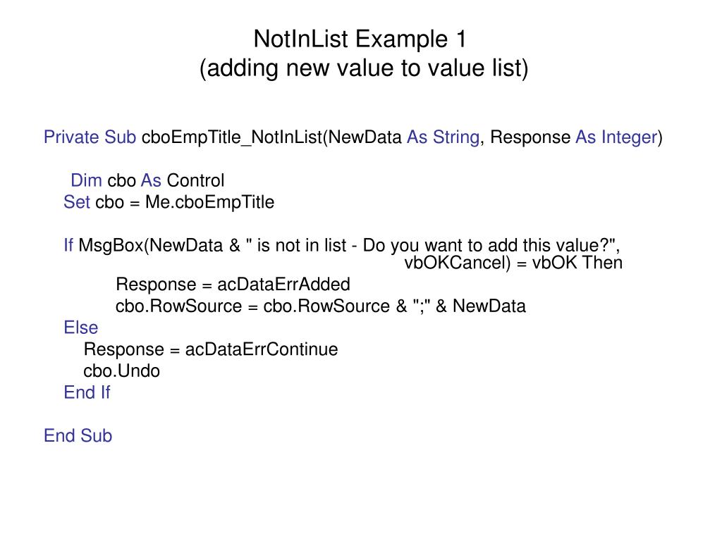 PPT VBA Form Techniques PowerPoint Presentation, free download ID