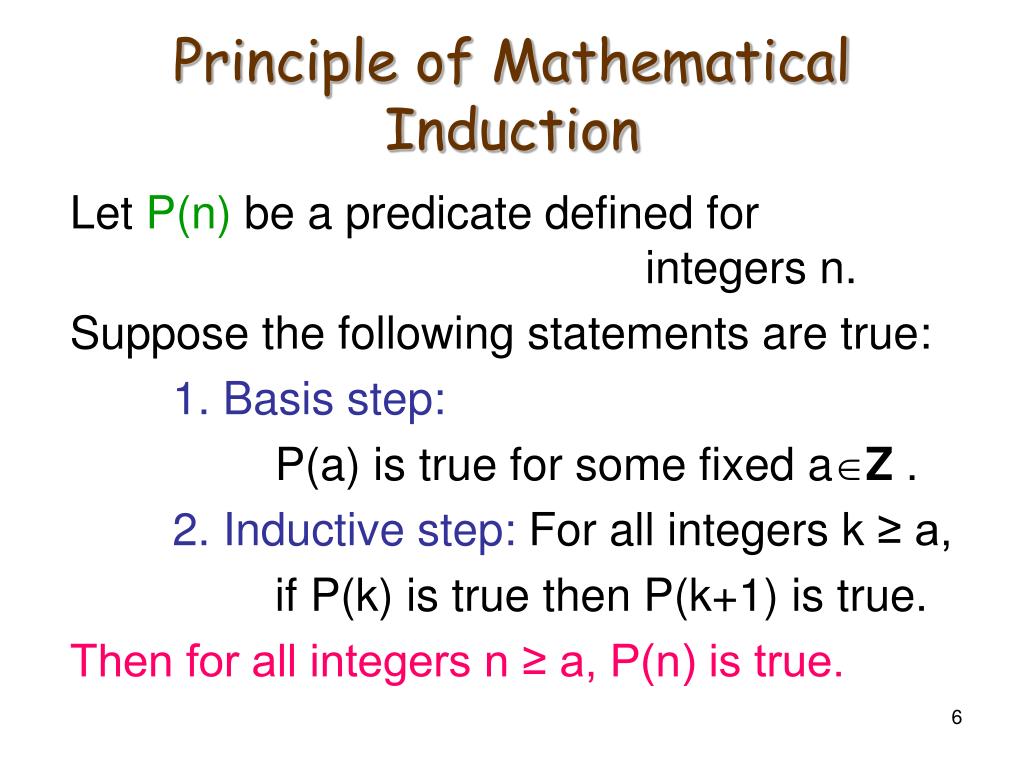 PPT Mathematical Induction PowerPoint Presentation, free download