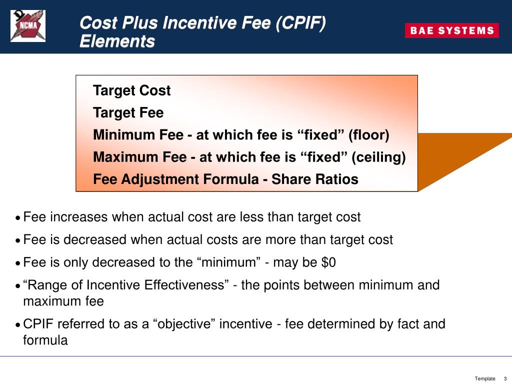 PPT Cost Plus Incentive Fee (CPIF) PowerPoint Presentation, free
