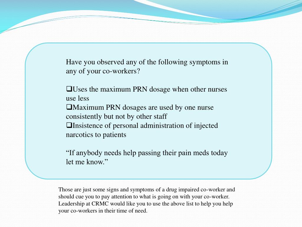 PPT Cuyuna Regional Medical Center’s Drug/Alcohol Free Workplace and