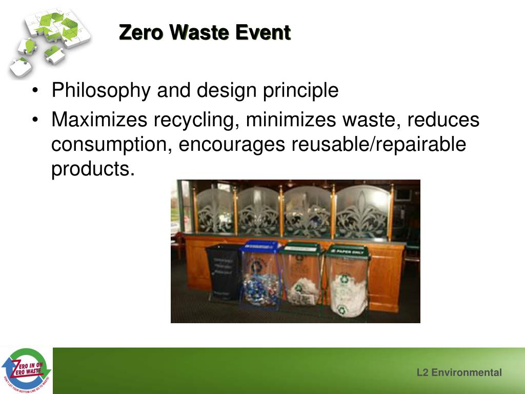 PPT Beyond Bins, Steps to Creating Zero Waste Events PowerPoint