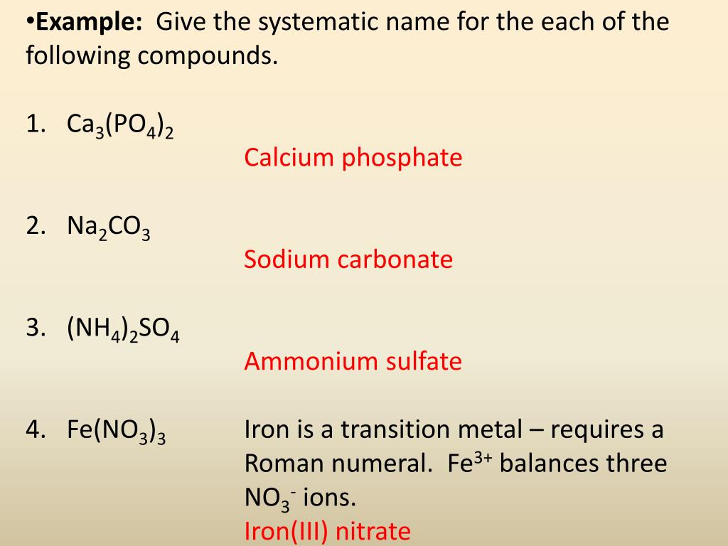 PPT Naming Simple Compounds PowerPoint Presentation, free download