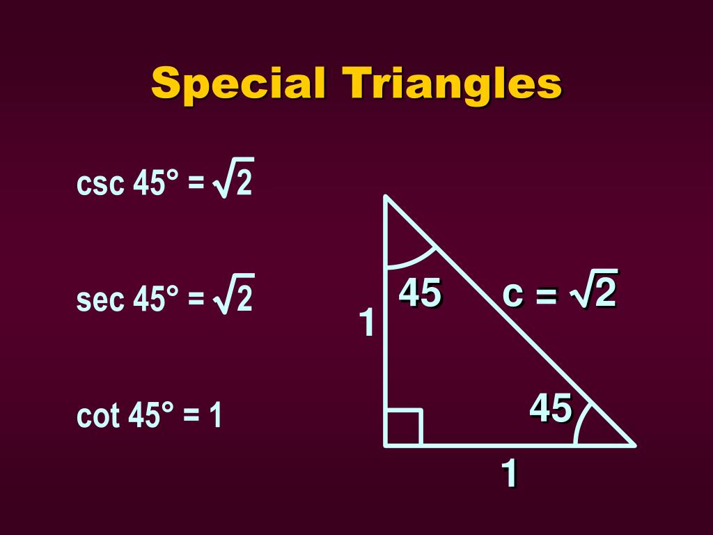PPT Section 1.2 Trigonometric Ratios PowerPoint Presentation, free