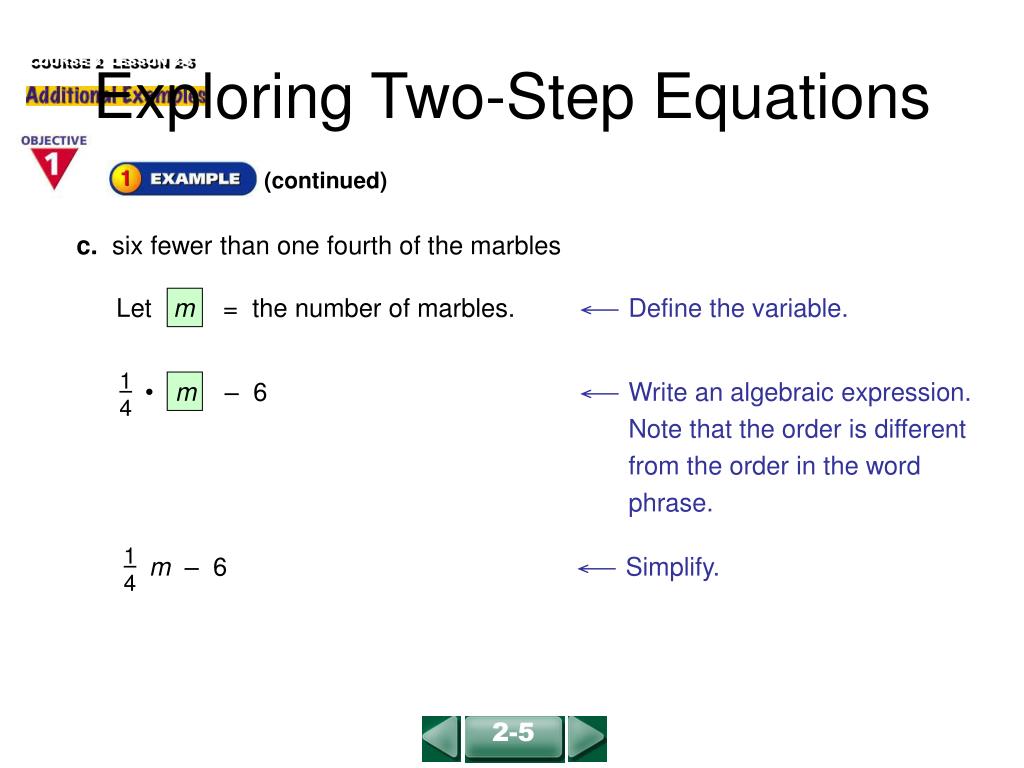 PPT - Exploring Two-Step Equations PowerPoint Presentation, free