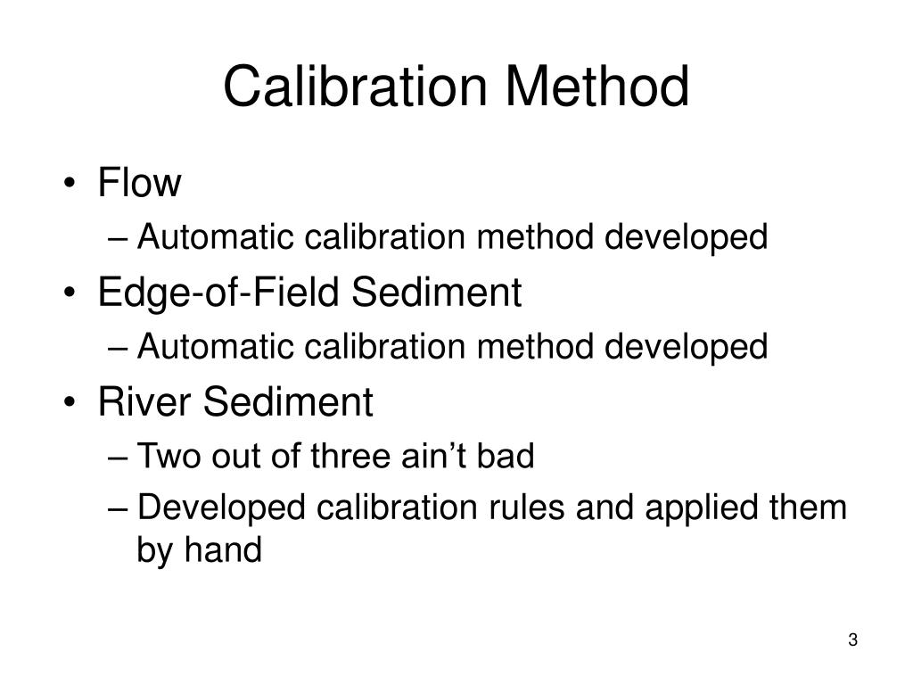 PPT River Sediment Calibration Rules PowerPoint Presentation, free download ID4008351